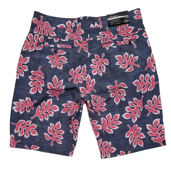 TRUNKS Surf & Swim Men's Multi-functional Floral Shorts Slate Blue Size 32 NWT - Picture 2 of 14